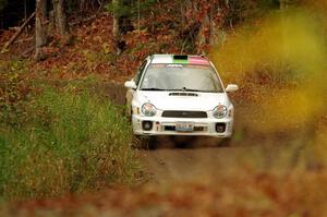 Ivo Draganov / Vladimir Yanev Subaru WRX Wagon on SS13, Herman-Nestoria II.