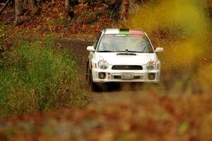 Ivo Draganov / Vladimir Yanev Subaru WRX Wagon on SS13, Herman-Nestoria II.