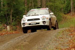 Ivo Draganov / Vladimir Yanev Subaru WRX Wagon on SS13, Herman-Nestoria II.