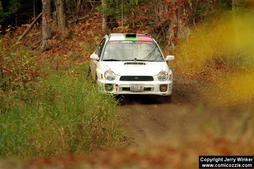 Ivo Draganov / Vladimir Yanev Subaru WRX Wagon on SS13, Herman-Nestoria II.