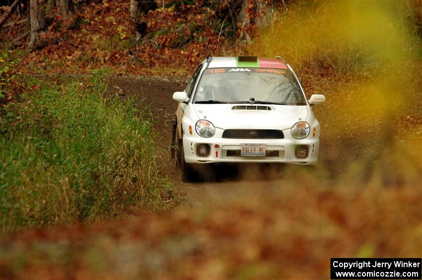 Ivo Draganov / Vladimir Yanev Subaru WRX Wagon on SS13, Herman-Nestoria II.