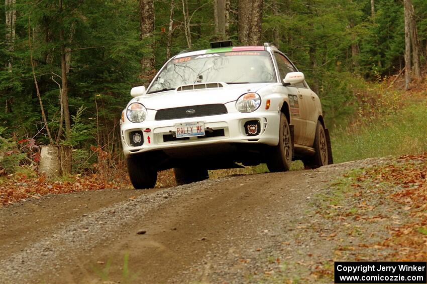 Ivo Draganov / Vladimir Yanev Subaru WRX Wagon on SS13, Herman-Nestoria II.