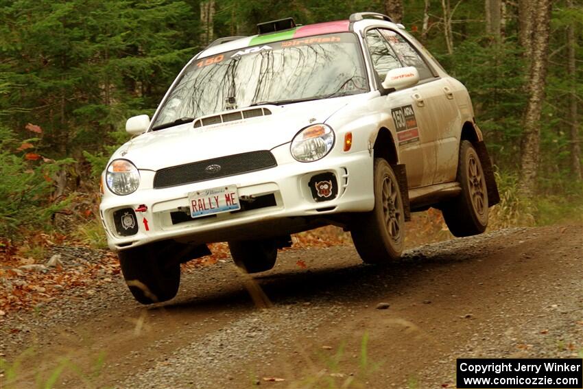 Ivo Draganov / Vladimir Yanev Subaru WRX Wagon on SS13, Herman-Nestoria II.