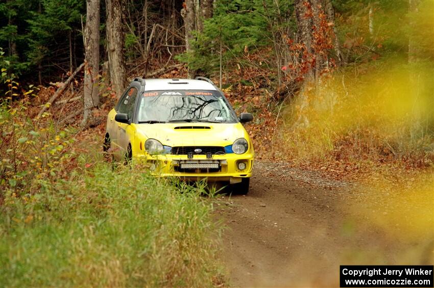 Greg Healey / Cindy Krolikowski Subaru Impeza Outback Sport on SS13, Herman-Nestoria II.