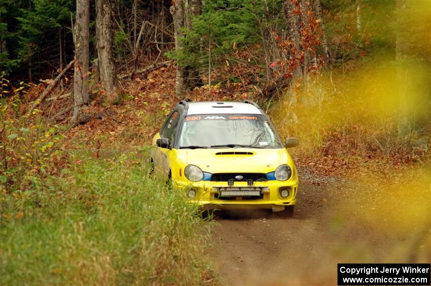 Greg Healey / Cindy Krolikowski Subaru Impeza Outback Sport on SS13, Herman-Nestoria II.