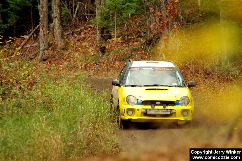 Greg Healey / Cindy Krolikowski Subaru Impeza Outback Sport on SS13, Herman-Nestoria II.