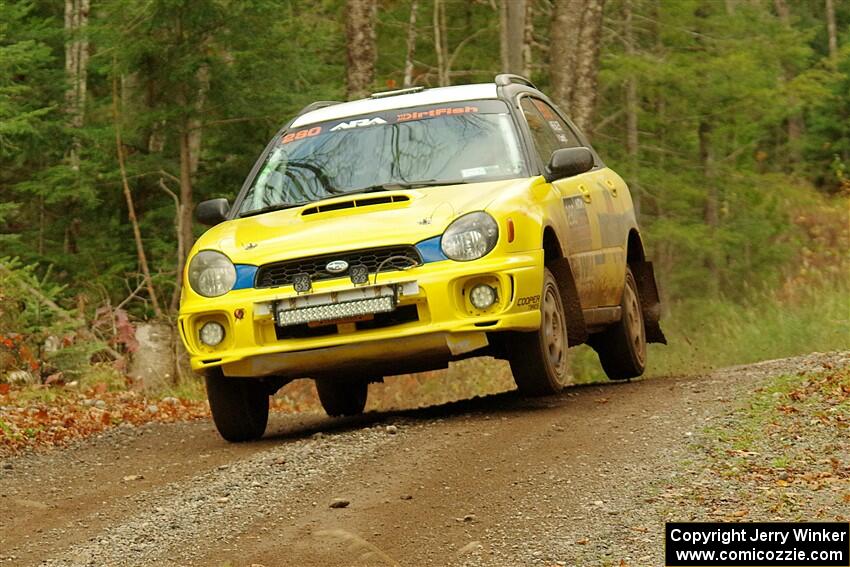 Greg Healey / Cindy Krolikowski Subaru Impeza Outback Sport on SS13, Herman-Nestoria II.