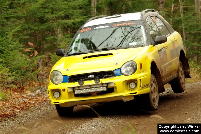 Greg Healey / Cindy Krolikowski Subaru Impeza Outback Sport on SS13, Herman-Nestoria II.