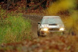 Jordan Locher / Tom Addison Subaru Impreza 2.5RS on SS13, Herman-Nestoria II.