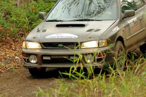 Jordan Locher / Tom Addison Subaru Impreza 2.5RS on SS13, Herman-Nestoria II.