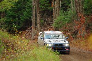 Ryan George / Heather Stieber-George BMW M3 on SS13, Herman-Nestoria II.