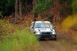 Ryan George / Heather Stieber-George BMW M3 on SS13, Herman-Nestoria II.