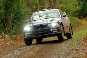 Ryan George / Heather Stieber-George BMW M3 on SS13, Herman-Nestoria II.