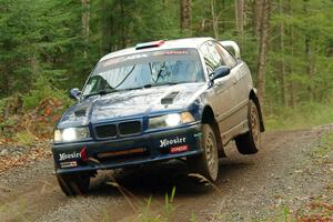 Ryan George / Heather Stieber-George BMW M3 on SS13, Herman-Nestoria II.