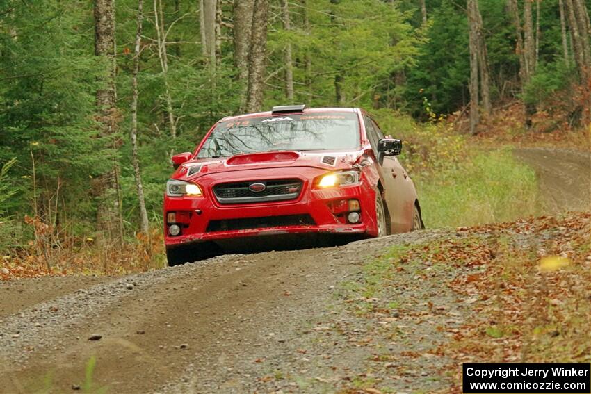 Phil Wearn / Jack Gillow-Wiles Subaru WRX STi on SS13, Herman-Nestoria II.