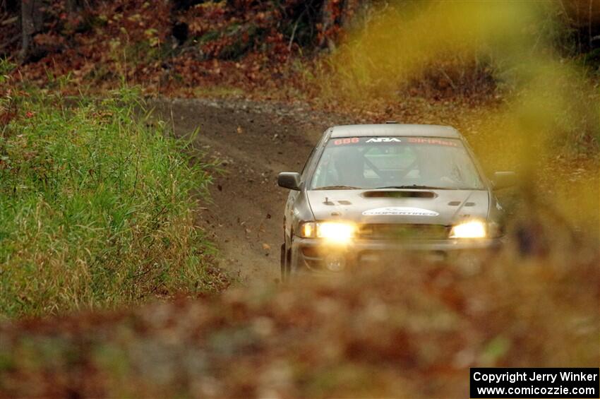 Jordan Locher / Tom Addison Subaru Impreza 2.5RS on SS13, Herman-Nestoria II.