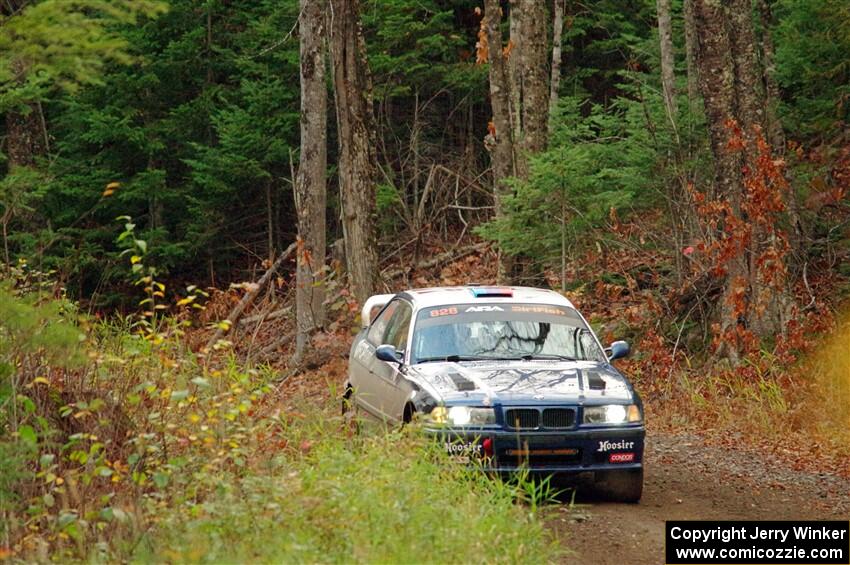 Ryan George / Heather Stieber-George BMW M3 on SS13, Herman-Nestoria II.