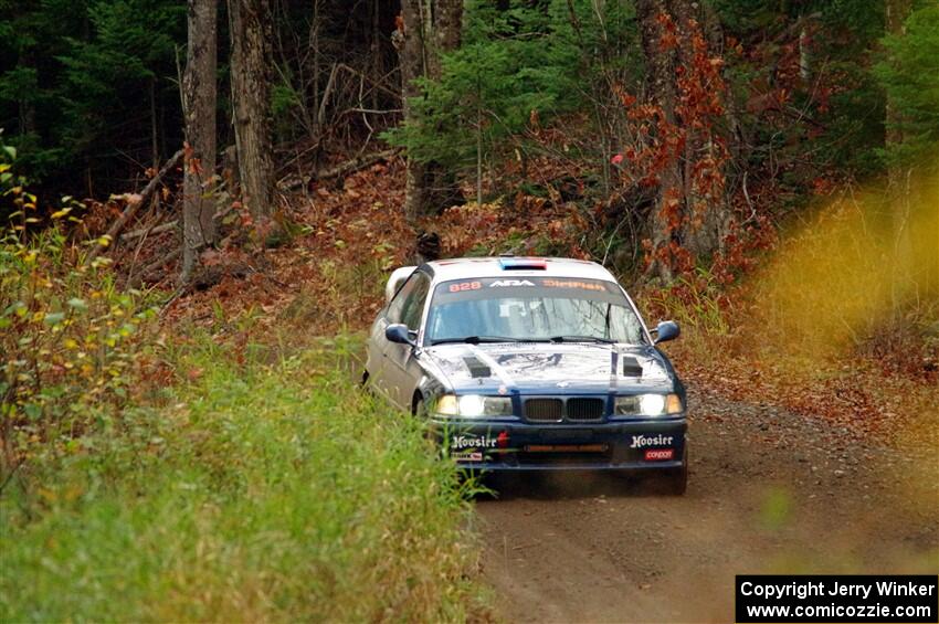 Ryan George / Heather Stieber-George BMW M3 on SS13, Herman-Nestoria II.