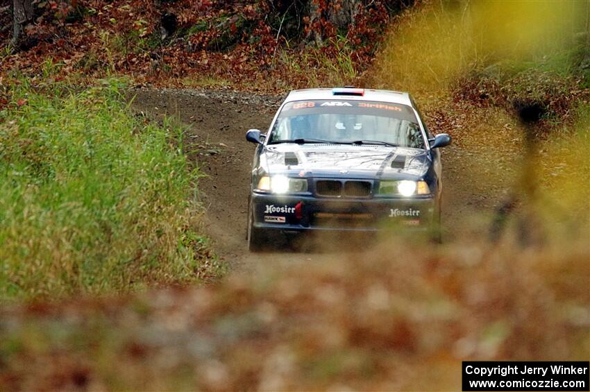 Ryan George / Heather Stieber-George BMW M3 on SS13, Herman-Nestoria II.