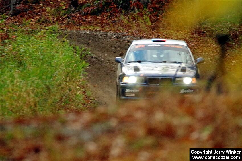 Ryan George / Heather Stieber-George BMW M3 on SS13, Herman-Nestoria II.