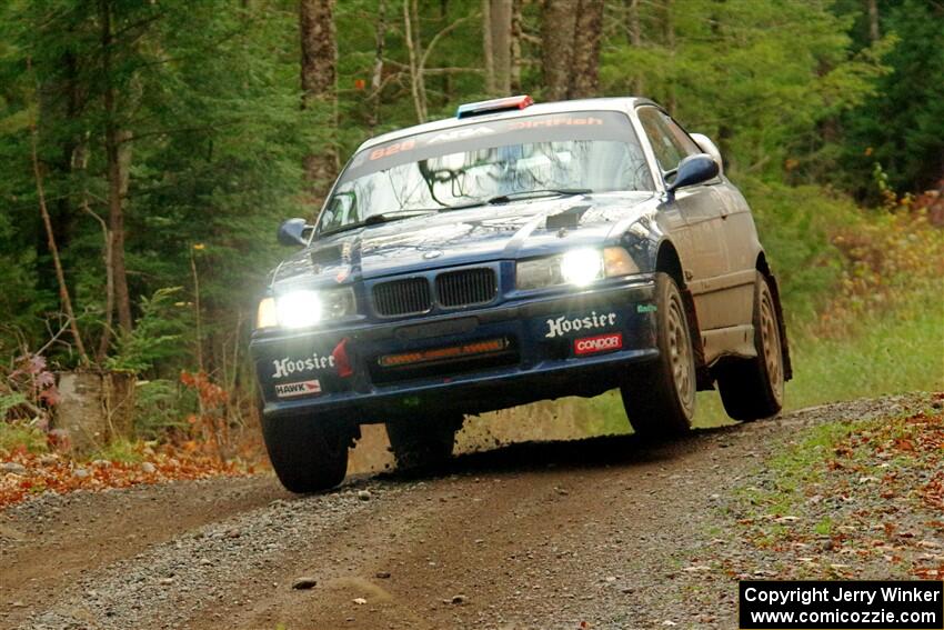 Ryan George / Heather Stieber-George BMW M3 on SS13, Herman-Nestoria II.