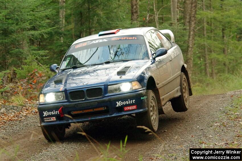 Ryan George / Heather Stieber-George BMW M3 on SS13, Herman-Nestoria II.