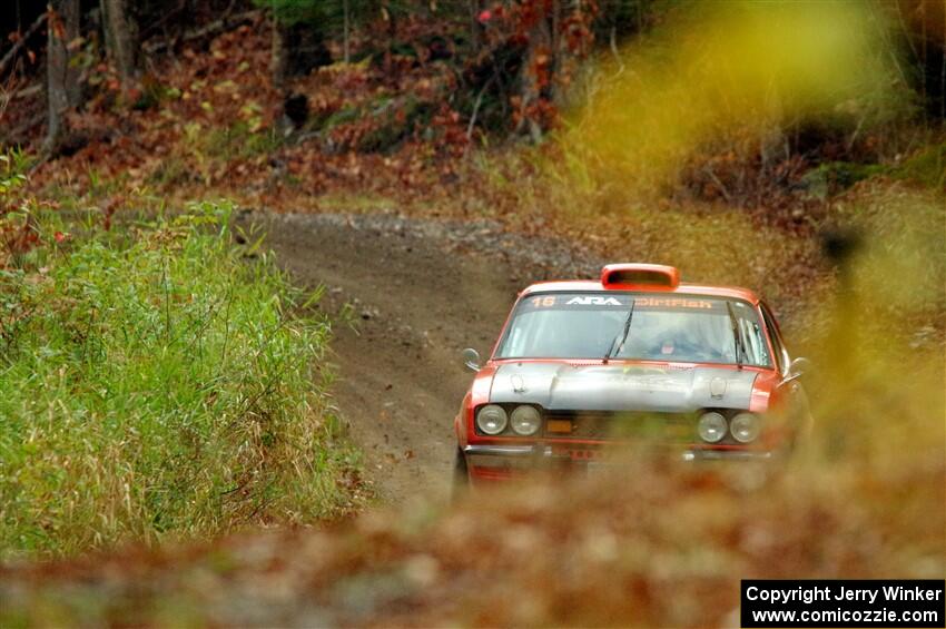 Mike Hurst / Michel Hoche-Mong Ford Capri on SS13, Herman-Nestoria II.