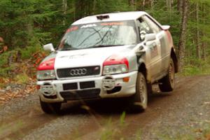 Nick Bragg / Dominic Depaoli Audi S2 Quattro on SS13, Herman-Nestoria II.