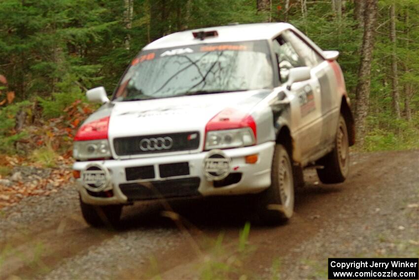 Nick Bragg / Dominic Depaoli Audi S2 Quattro on SS13, Herman-Nestoria II.