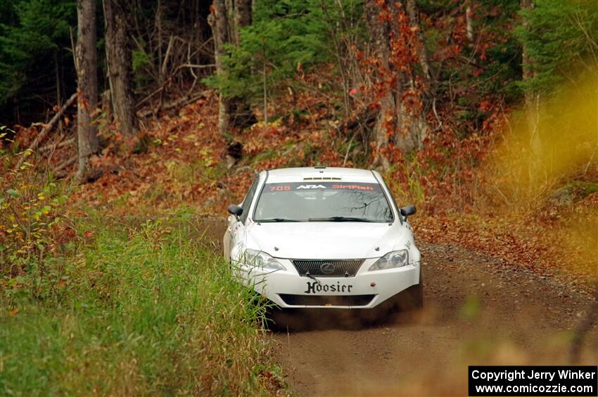 Nigel Maidment / Matt Vaught Lexus IS350 on SS13, Herman-Nestoria II.