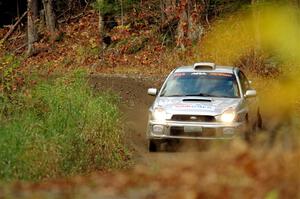 Vivian Campbell / Michael Hordijk Subaru Impreza on SS13, Herman-Nestoria II.