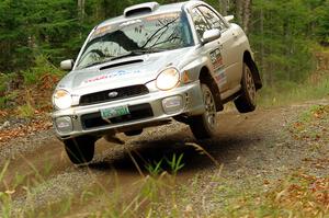 Vivian Campbell / Michael Hordijk Subaru Impreza on SS13, Herman-Nestoria II.