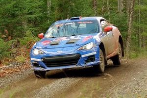 Santiago Iglesias / R.J. Kassel Subaru BRZ on SS13, Herman-Nestoria II.