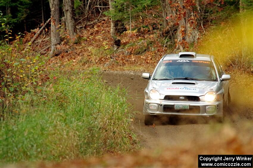 Vivian Campbell / Michael Hordijk Subaru Impreza on SS13, Herman-Nestoria II.