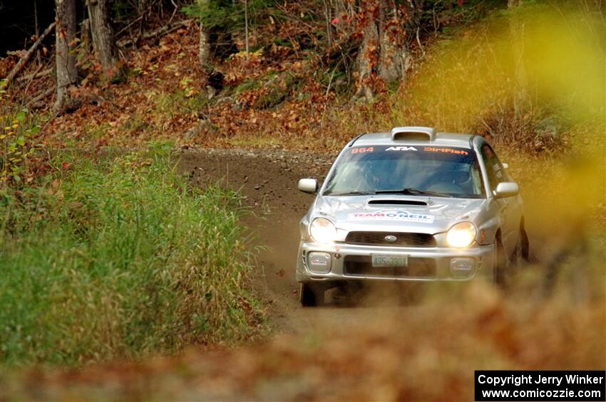 Vivian Campbell / Michael Hordijk Subaru Impreza on SS13, Herman-Nestoria II.