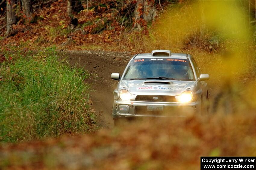 Vivian Campbell / Michael Hordijk Subaru Impreza on SS13, Herman-Nestoria II.