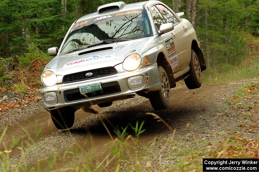 Vivian Campbell / Michael Hordijk Subaru Impreza on SS13, Herman-Nestoria II.