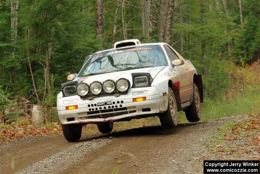 Kevin Schmidt / Kyle Roberts Mazda RX-7 on SS13, Herman-Nestoria II.