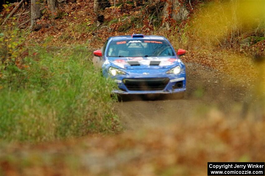 Santiago Iglesias / R.J. Kassel Subaru BRZ on SS13, Herman-Nestoria II.