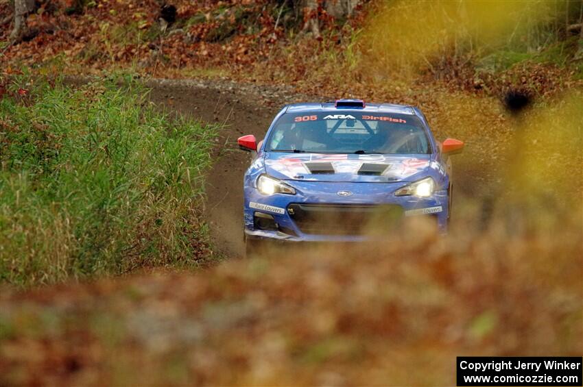 Santiago Iglesias / R.J. Kassel Subaru BRZ on SS13, Herman-Nestoria II.