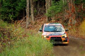 Sumit Panjabi / Alix Hakala Mitsubishi Lancer Evo X on SS13, Herman-Nestoria II.