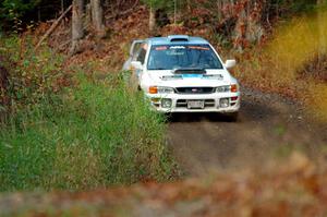 Tyler Matalas / Izaak Degenaer Subaru Impreza LX on SS13, Herman-Nestoria II.