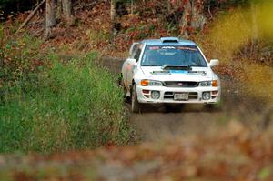 Tyler Matalas / Izaak Degenaer Subaru Impreza LX on SS13, Herman-Nestoria II.