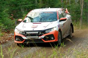 John Sharps / Paul Hubers Honda Civic on SS13, Herman-Nestoria II.