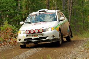 Sam Jacques / Trevor LaCombe Subaru Impreza on SS13, Herman-Nestoria II.