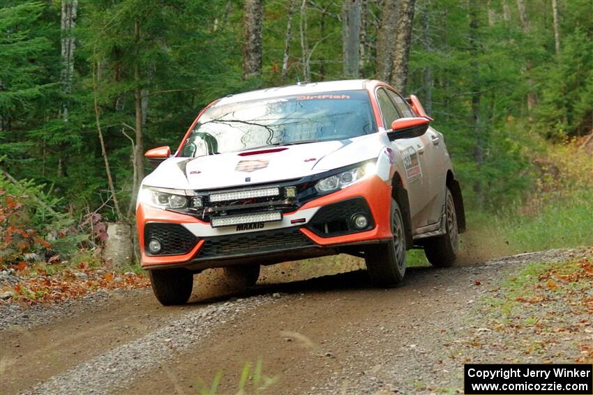 John Sharps / Paul Hubers Honda Civic on SS13, Herman-Nestoria II.