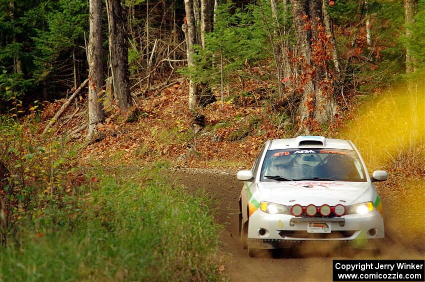 Sam Jacques / Trevor LaCombe Subaru Impreza on SS13, Herman-Nestoria II.