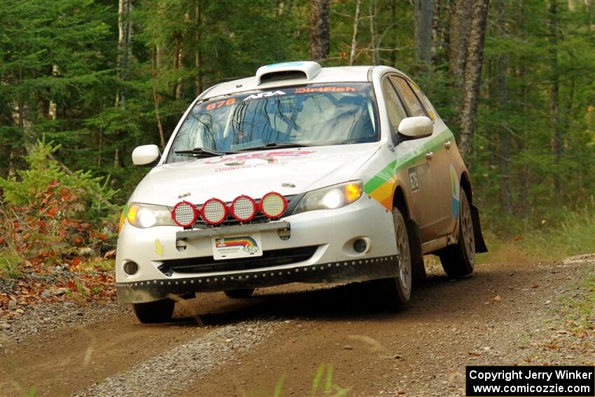 Sam Jacques / Trevor LaCombe Subaru Impreza on SS13, Herman-Nestoria II.