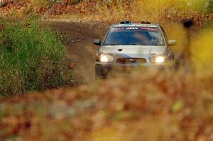 Andrew Dustman / Michael Claiborne Subaru WRX on SS13, Herman-Nestoria II.