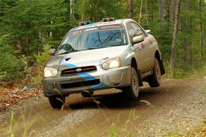 Andrew Dustman / Michael Claiborne Subaru WRX on SS13, Herman-Nestoria II.